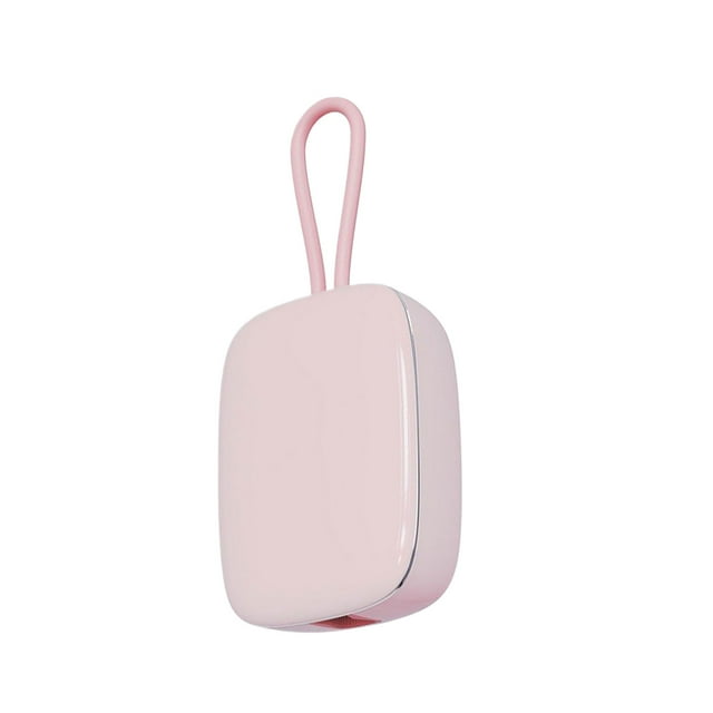 Advancent Mini compacto y conveniente de la caja de la desinfección del viaje de la carga por USB del ABS para ir a cualquier parte Juegos de accesorios de baño rosa