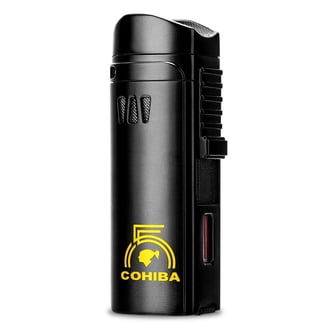 The Burner by Alec Bradley â€“ Table Cigar Lighter for Tobacco Users, Easy  to Use Wind Resistant Lighter