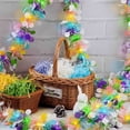 thumbnail image 4 of Qocolhg 16.5ft Easter Tinsel Garland with Confetti Colorful Metallic Tinsel Twist Garland Spring Hanging Garland Decoration for Easter Holiday Door Tree Mantel Party Supplies, Clearance, 4 of 9