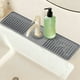 thumbnail image 2 of 37cm Tapete para Fregadero de Cocina, 2 en 1 Alfombrilla de Silicona Absorbente, Tapete de Silicona para Fregadero de Cocina Silicone Faucet Mat, Tapete de secado de llave para cocina, baño (Gris), 2 of 4