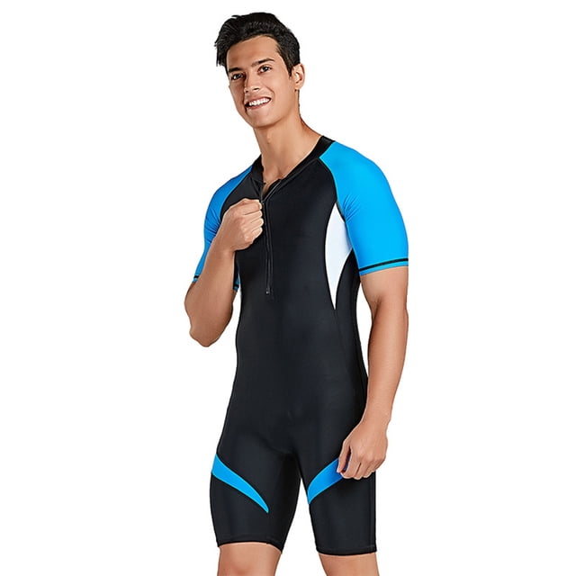 Bsvklp Trajes Buceo Una Trajes Neopreno Surf Transpirables Manga Corta Hombres Mujeres (XXL)