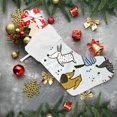 thumbnail image 6 of 2 Pack Trendy Scandinavian Dogs Christmas Stockings 17.7 Inch Gift Holders for Party Holiday Decorations Ornaments（114） Decor Gifts, 6 of 7