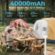 thumbnail image 2 of Ventilador con pilas AddAcc, 4000 mAh, recargable, 106 horas de funcionamiento, 2 of 9