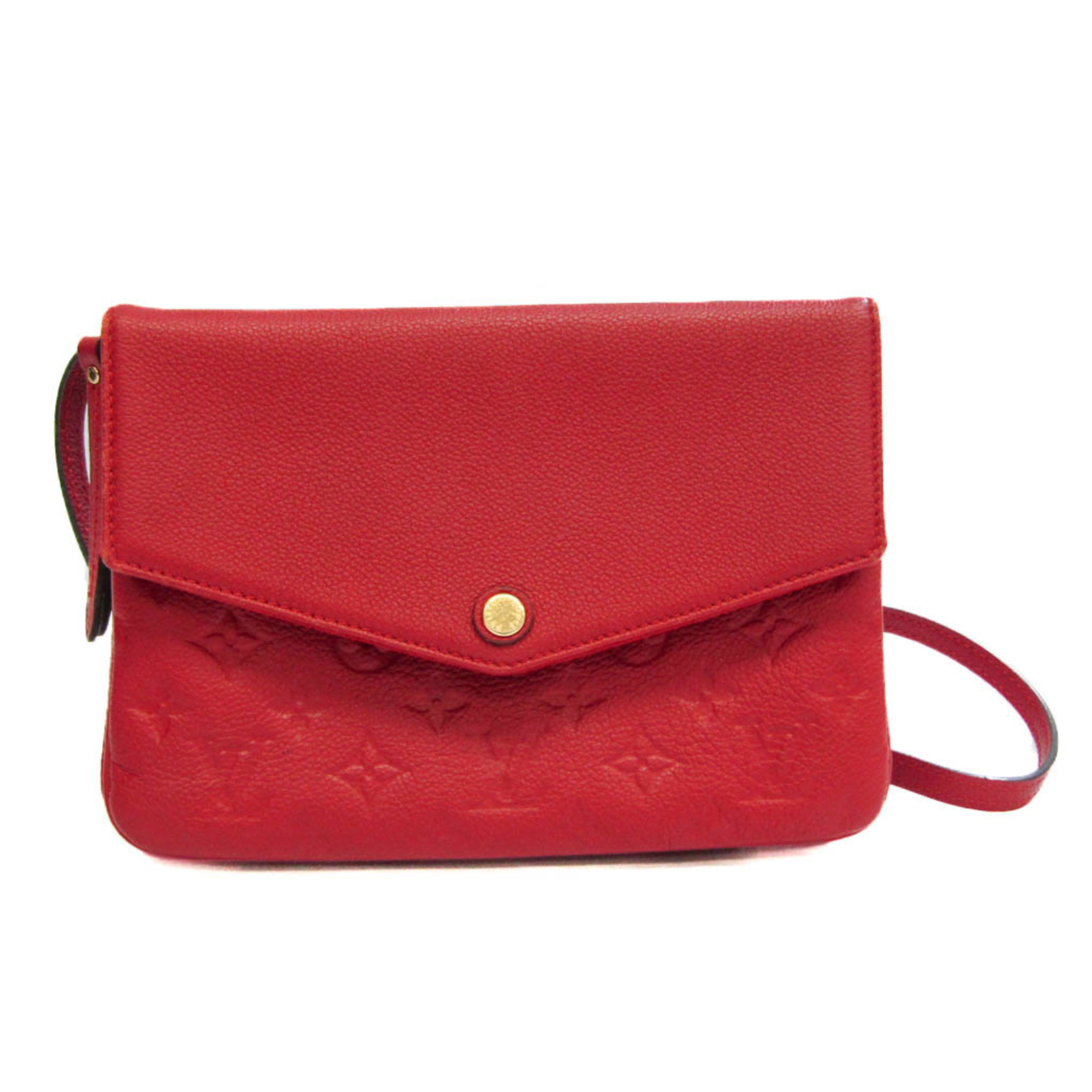 LOUIS VUITTON Monogram Twice Pochette Cerise Cherry Crossbody Bag-US