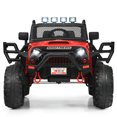 thumbnail image 4 of Gymax 12V Enfants Monter sur Camion RC Voiture Motorisée W / Suspension à Ressort & MP3 Rouge, 4 of 10