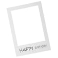 thumbnail image 2 of MasteelfCA Happy Birthday DIY Paper Picture Frame Cutouts Photo Booth Props for Birthday Party, 2 of 8