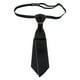 thumbnail image 3 of preatada para hombre, preatada para mujer, preatada, para Esquina afilada negra jinwen Corbata de hombre, 3 of 8