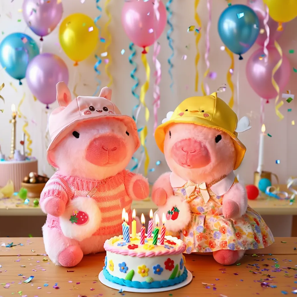 Capybara Plush with  Clothes & Accessories, Dress Up Capybara Stuffed Animal plush toys , 10.2 in Cute Plushies for Girl/Boy Birthday or Christmas Gift
