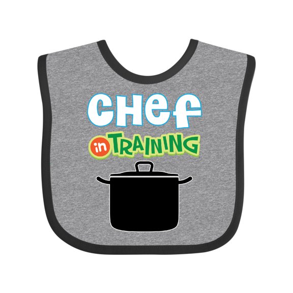 Inktastic Future Chef in Training Boys or Girls Baby Bib