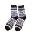 thumbnail image 6 of iOPQO 5 Pairs Casual Socks for Women, Mid Crew Socks, Fleece Socks, Warm Socks for Women Winter, Soft Socks for Women, Multi-color 2 One Size, 6 of 9