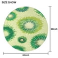 thumbnail image 6 of Green Tie Dye Pattern Round Tablecloth 60"x60",Wrinkle Wipeable Table Cloth for Kitchen Dining Room Picnic Patio Party, 6 of 6
