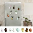 thumbnail image 2 of Hyasfey 1/5/7Pcs 3D Vase Ceramic Fridge Magnet Chinese Style Mini Flower Vase Refrigerator Magnet Home Office Kitchen Refrigerator Decoration, 2 of 8