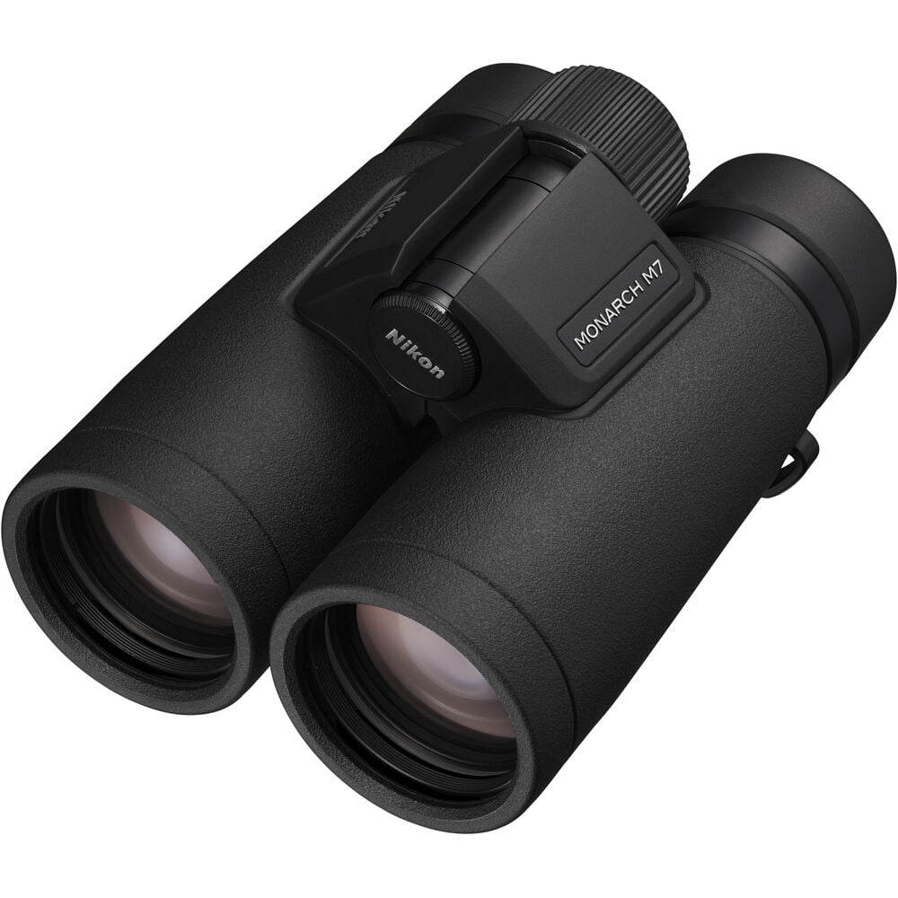 Nikon 10x42 Monarch M7 Roof Prism Waterproof, Fogproof, Lightweight Binoculars + More