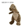 thumbnail image 2 of Squeaky Plush Dog Toy 3 Color Chosoe Orange Green Gray For Small Medium And Large Dogs, 2 of 2