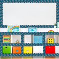 thumbnail image 3 of BeYumi Bordure de Tente de Camping - 65 Pieds Rentrée des Classes Randonnée Camping Bordure Roulée Festonnée Ensemble de Tableau d'Affichage à Thème Extérieur Décoration de Fête pour Classe Bureau Maternelle Préscolaire, 3 of 6