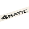 thumbnail image 1 of ZWP ABS Black Car Letters Trunk Badge Logo Sticker Compatible With Mercedes C200 C300 C400 W205 W204 4MATIC, 1 of 2