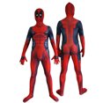 thumbnail image 2 of Halloween adultos niños Deadpool disfraz Cosplay superhéroe Zentai traje hombres niños mono completo mono, 2 of 5