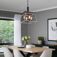 thumbnail image 4 of Lámpara colgante Q&S Vintage Farmhouse de 4 luces E26, 4 of 9