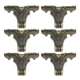 thumbnail image 3 of HOMEMAXS 6PCS Dark Green Zinc Alloy Furniture Support Feet Tiger Shape Decoration Legs for Sofa Accessories 30x42mm, 3 of 8