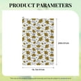 thumbnail image 4 of Lsque Hohey Bee Golden2 Premium Golf Towel - Ultra Absorbent and Quick Drying Microfiber Towel with Carabiner - Gift for Men -24" X 16", 4 of 8