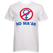 Married With Children No Ma'am Men's White T-Shirt-XLarge