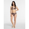 thumbnail image 2 of Time and Tru Women's and Women’s Plus Ruched Front Bikini Bottoms, Sizes XS-3X, 2 of 5