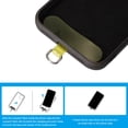thumbnail image 4 of Uxcell 6Pcs Phone Lanyard Patches Multifunctional Phone Tether Tab with Metal Ring for Smartphones Yellow, 4 of 5