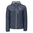 thumbnail image 2 of Men's Cutter & Buck  Charcoal North Carolina Tar Heels Vault Rainier Primaloft Eco Full-Zip Hooded Jacket, 2 of 3