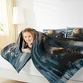 thumbnail image 4 of jejeloiu Wildlife Sea Otter Full Size Comforter Sets,Ocean Animal Bedding Comforter Set,Blue Brown Bedding Sets For Boys,Super Cozy Room Decor Reversible,3-Piece, 4 of 8