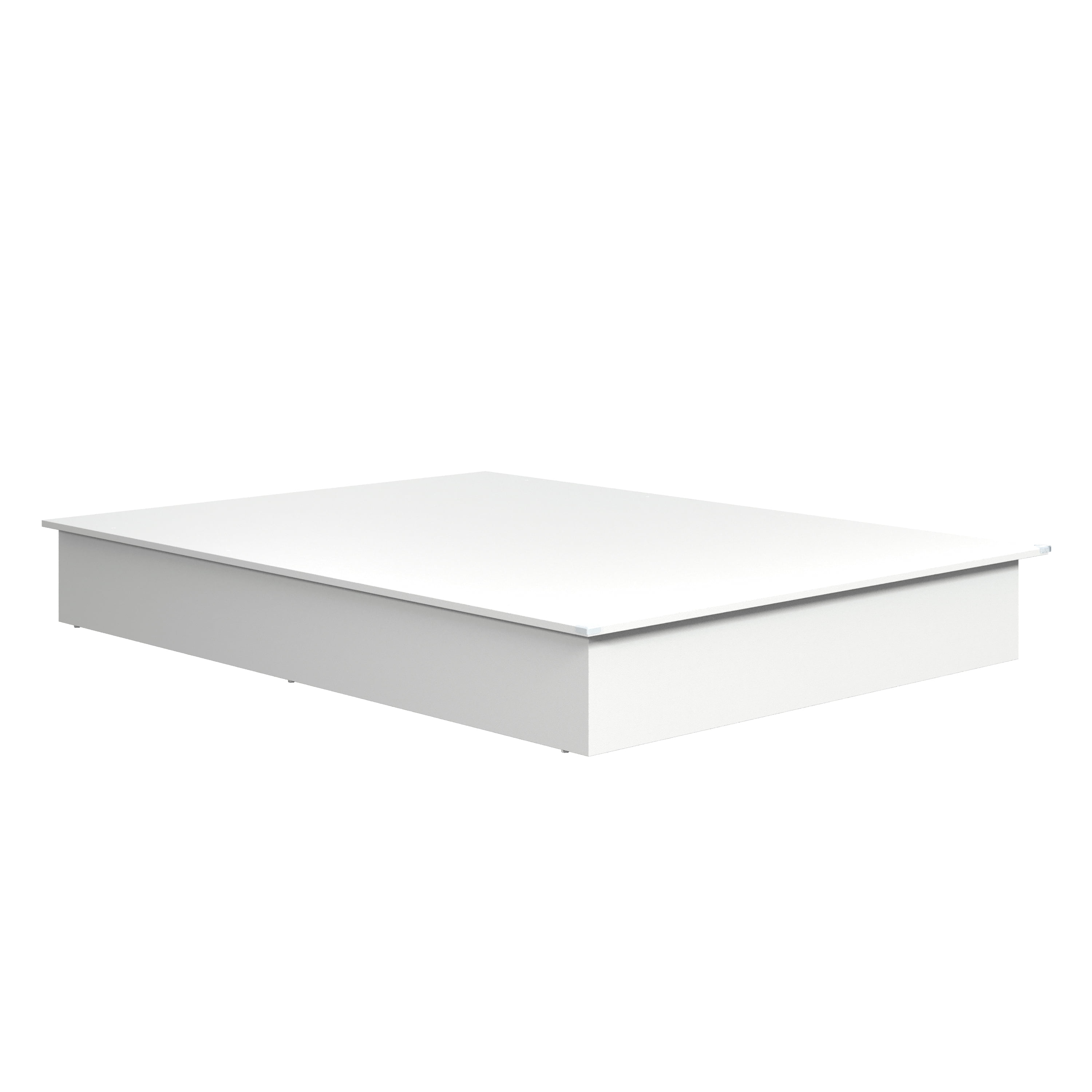 Nexera Valere Queen Size Platform Bed Frame, White