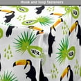 thumbnail image 4 of Tropical Dog Crate Cover, Toucan Birds and Palm Branches Exotic Lands Foliage Jungle Animals, Easy to Use Pet Kennel Cover Small Dogs Puppies Kittens, 7 Sizes, Green Black and Orange, by Ambesonne, 4 of 6