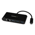 thumbnail image 1 of StarTech.com USB C to Ethernet Adapter USB C - 3 Port - with Power Delivery (USB PD) - Power Pass Through Charging - Adapter (US1GC303APD) - Adaptateur Réseau - USB-C - Ethernet Gigabit - Noir, 1 of 5