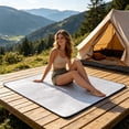 thumbnail image 4 of Camping Mat, Foam Sleeping Pad, Camping Floor Mat Insulating Foil Mat Sleeping Tent Pad Thermal Mattress Mat Pad Waterproof Aluminum Camping Mat Reflecting Heat, 4 of 7