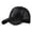 Black, variant on Baseball Cap for Women Adjustable Summer Sequins Outdoor Fashion Breathable Mesh Cap Sun Protection Ponytail Hat,Color:BU2