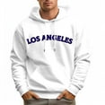 thumbnail image 2 of LOS ANGLES Letters Hoodie Soft Comfortable Sweatshirt for Men, 2 of 16