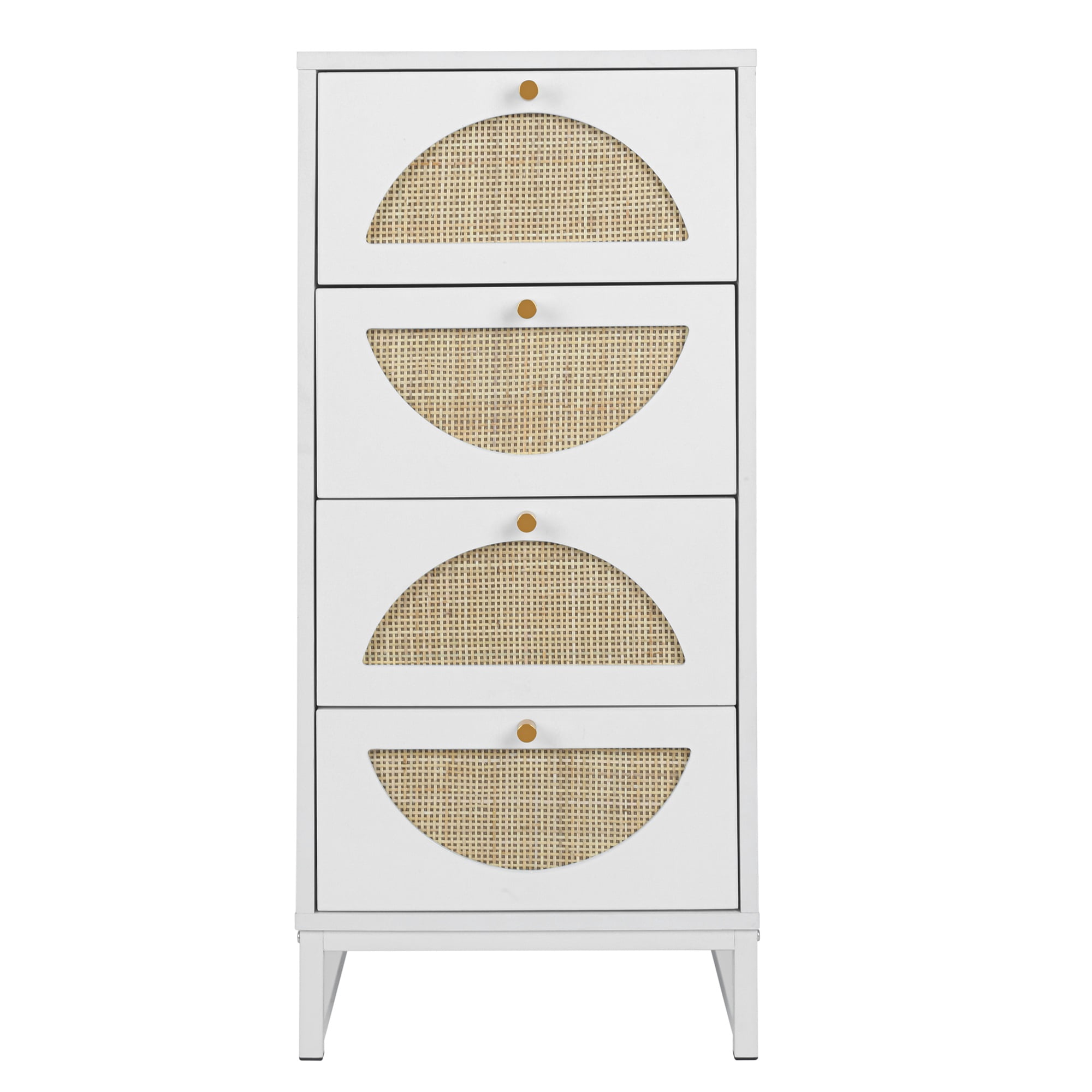 Resenkos Natural Rattans Chest of Drawer with 4 Drawer Dresser for Bedroom Diversified Storage Organizer Resenkos Natural Rattans Chest of Drawer with 4 Drawer Dresser for Bedroom Diversified Storage Organizer
