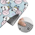 thumbnail image 5 of Yiaed Cute Panda Bear Print Bathroom Mat Set 2 Pieces Mat Anti-Skid Pad Ultra Soft and Absorbent Bathroom Bath Mat Contour Bath Rugs for Toilet Base, 5 of 6
