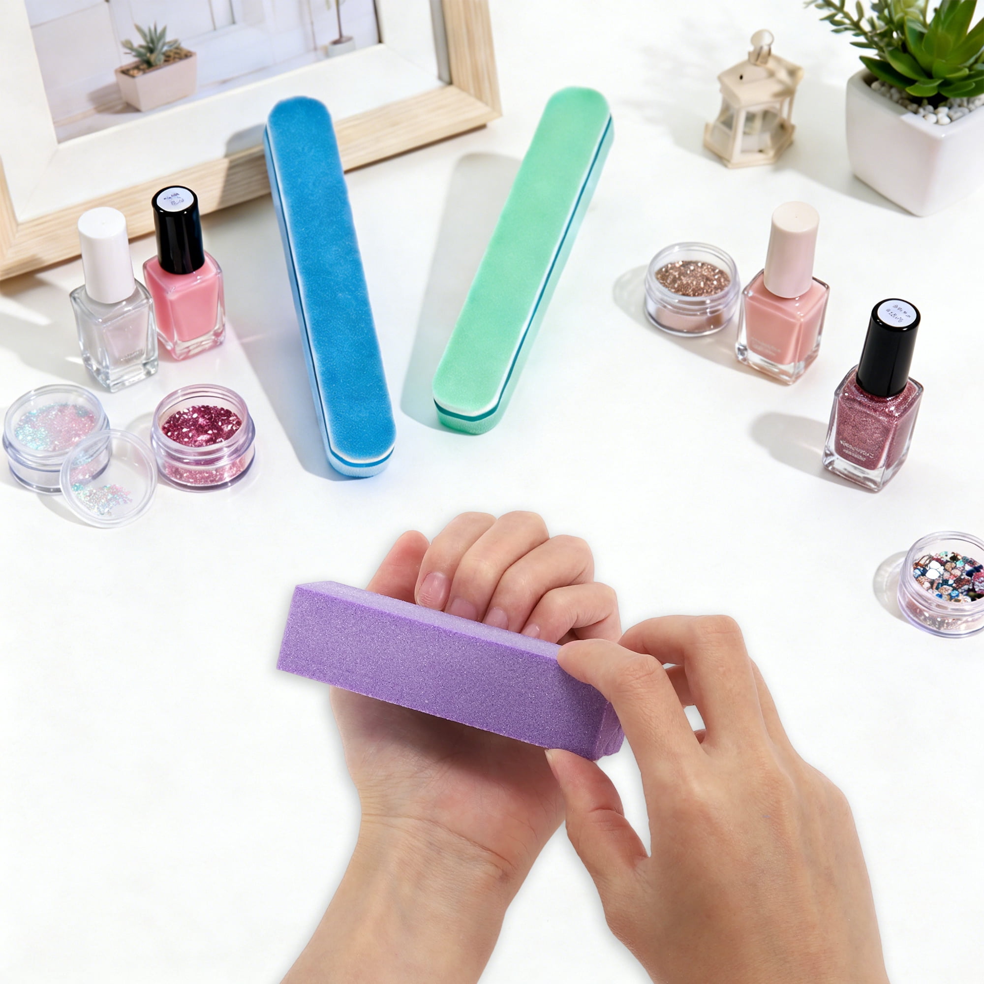 Unique Bargains Convenient Manicure Tools Kit for Nail Care Colorful