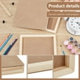 thumbnail image 4 of 4Pcs Unfinished Wood Canvas Panel 8x8 Inch Square Wood Board 0.5 Inch Thick Blank Wood Canvas Boards Wood Panel Boards Wood Board for DIY Tabletop Display DIY Painting Craft Projects, 4 of 6