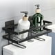 thumbnail image 3 of Estante de almacenamiento para inodoro Organizador de baño Estante organizador de almacenamiento sobre el inodoro No Negro, 3 of 9