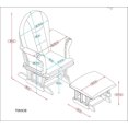 thumbnail image 4 of Lennox Jordan Glider Rocker Chair & Ottoman Combo, 4 of 4