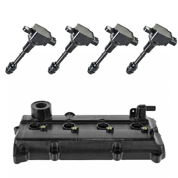 TRQ Engine Valve Cover Gaskets & Ignition Coil Kit Set for Nissan Altima Sentra VCA93551