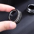 thumbnail image 3 of 2 piezas de embellecedor para perilla de aire acondicionado de coche, cubierta para perilla de consola central, accesorios interiores compatibles con Corolla, 3 of 7