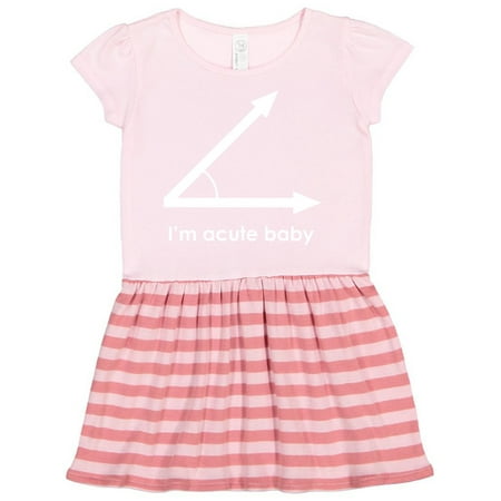 

Inktastic acute-baby-white Gift Toddler Girl Dress