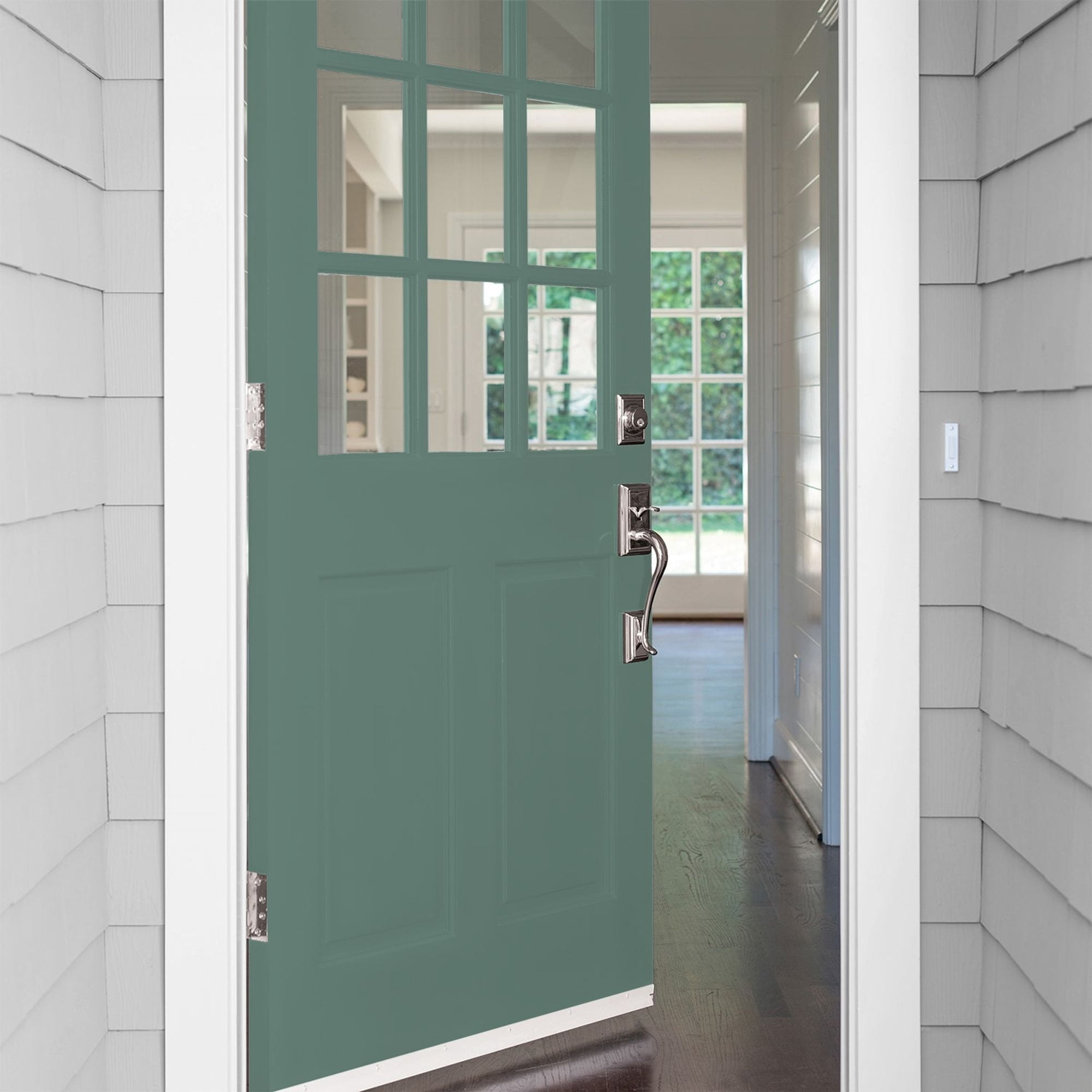 Glidden High Endurance Plus Salal Leaves Satin Exterior Paint and Primer, 1 Quart
