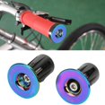thumbnail image 4 of 1 Pair Bike Handlebar Grips Galvanized Screw Caps Colorful Cycling Accessories, 4 of 4