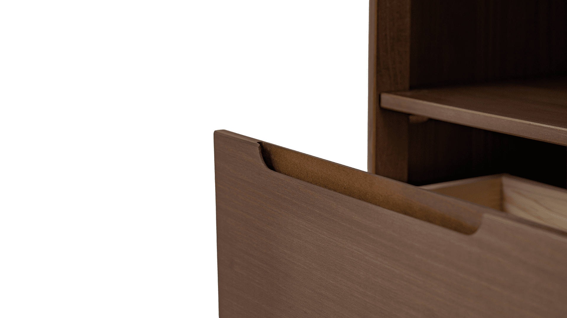 Kirsty Solid Wood 1 Drawer Nightstand Brown - for Adults and Teens