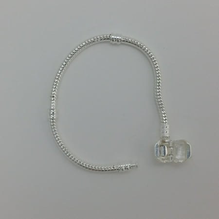 Platinum Plated Charm - 1 Bracelet - 5.75
