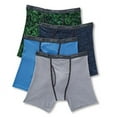 thumbnail image 2 of Fruit of the Loom Men's CoolZone Fly Ringer Boxer Briefs, Extended Sizes, 4 Pack, 2 of 2