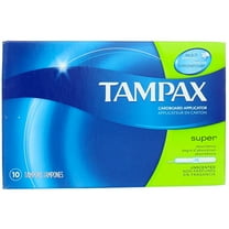 6 Pack - Tampax Tampons Super 10 Each
